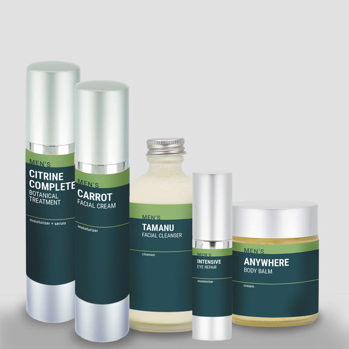 Men's Carrot Facial 5 Step Cream Set